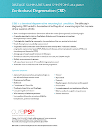 CBD Disease Summary Sheet